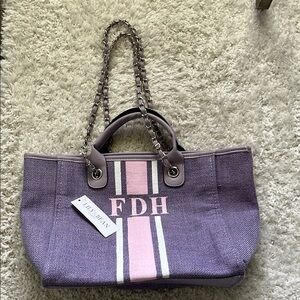 Purple and Pink Tote Bag